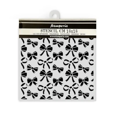 Afbeelding van Stamperia Dikke stencils voor plakboeken, albums en bullet journals, klassieke kerstmis, flexibel materiaal, gemakkelijk schoon te maken, perfect ambachten geschenken (alles wat je nodig