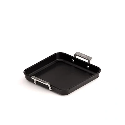 Afbeelding van Valira Aire Premium grillplaat, 23 x cm, gemaakt in Spanje, gegoten aluminium met versterkte antiaanbaklaag, geschikt voor inductie