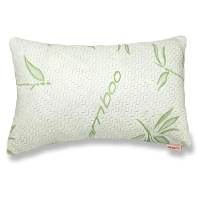 Afbeelding van Bamboe kussen Comfort Hoofdkussen Memory Foam vulling 50x60 cm 50 x 70 15