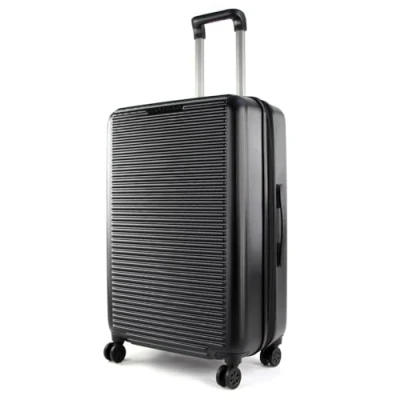 Afbeelding van Mandarina Duck Unisex Logo + Trolley Medium Exp P10fsv23 Bagagekoffer, zwart, 45x69x27(LxHxW), Koffer en rolkoffer
