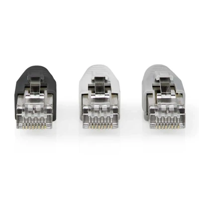 Afbeelding van RJ45 Connector Pass Through Stevig/Gesnoerd FTP CAT6 Recht Nedi