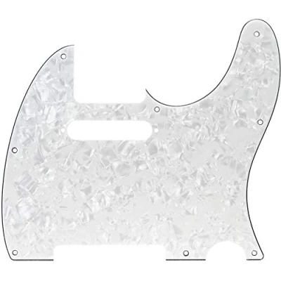 Afbeelding van Fender Modern Style Pickguard Tele wit Pearl 4 Ply 8 Hole