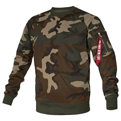 Afbeelding van Alpha Industries X Fit Camo Sweatshirt, veelkleurig, afmeting M voor man