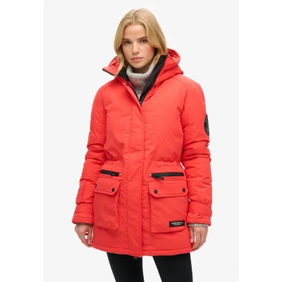 Afbeelding van Superdry CITY Winterjas, Dames, Maat: 38, Sunset red