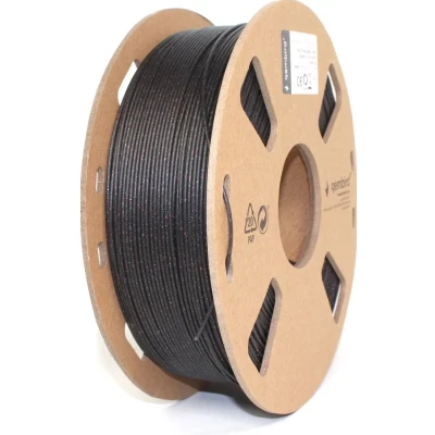 Afbeelding van Gembird Glitter PLA 1.75mm Galaxy Zwart 3D printer Filament 1kg