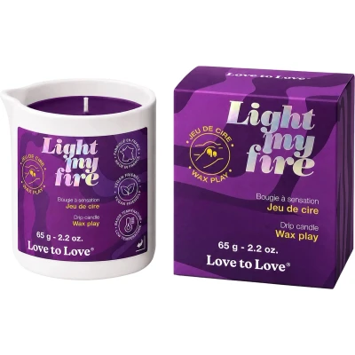 Afbeelding van Love to - Light My Fire Druppelkaars Wax Play Paars