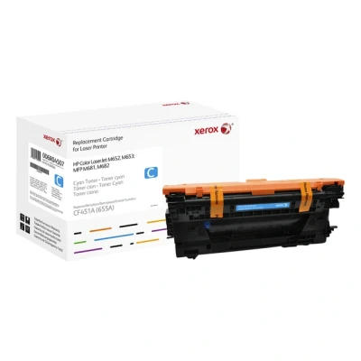 Afbeelding van Universeel HP Tonercartridge Xerox alternatief tbv CF451A 655A blauw