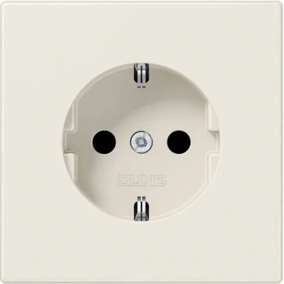Afbeelding van Jung LS1520N Wandcontactdoos met randaarde Inzetstuk 1 voudig Wit