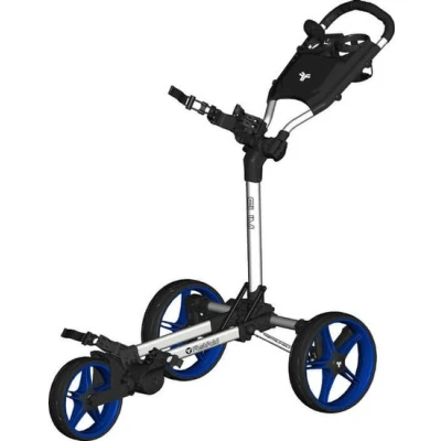 Afbeelding van FastFold Slim Golftrolley Wit Blauw