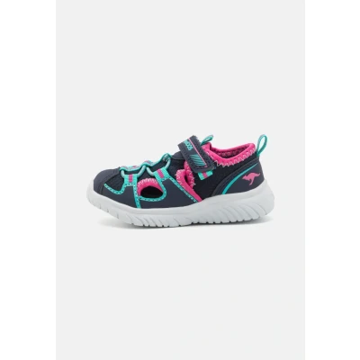 Afbeelding van Kangaroos Kijumplite Sandalen voor kinderen, Maat: 27, Dark navy/daisy pink Textiel/ synthetisch