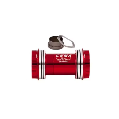 Afbeelding van CEMA Bracketas PF30 Interlock SRAM GXP Keramisch Rood