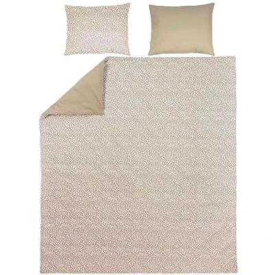Afbeelding van Meyco Cheetah/Uni Dekbedovertrek + kussensloop 200x200/220 cm Taupe