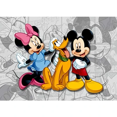 Afbeelding van AG Design Fotobehang FTDNm5204 Photomurals Disney Mickey Mouse, 160 x 110 cm, kleurrijk