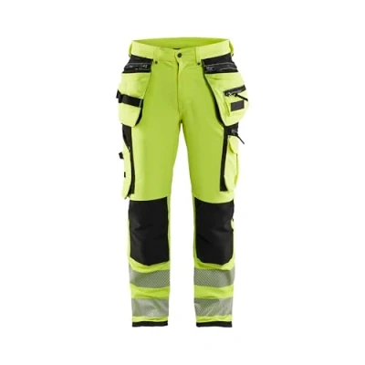 Afbeelding van Blaklader High Vis werkbroek met 4 weg stretch 1997 1642 Geel/Zwart D92
