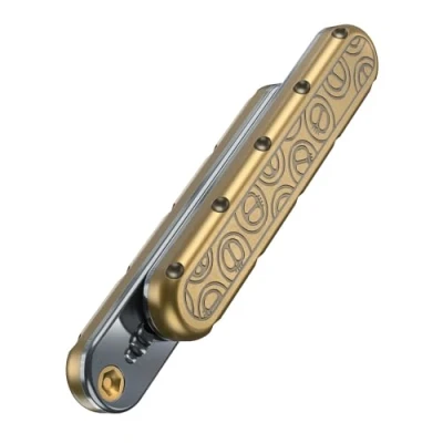 Afbeelding van OBEST Metalen fidget slider speelgoed, EDC fidget, decompressie sensorisch speelgoed voor autisme, ADHD, angst stressvermindering, kantoorspeelgoed, cadeaus volwassenen en