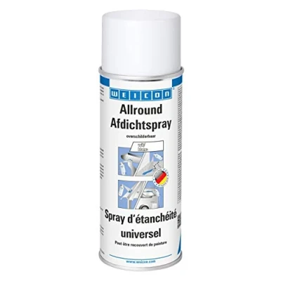 Afbeelding van WEICON Allround Afdichtspray 400ml watervaste vloeibare kunststof wit