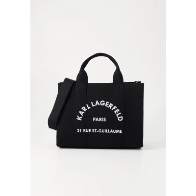 Afbeelding van KARL Lagerfeld Square TOTE Unisex Handtas, Dames, Maat: One Size, Black