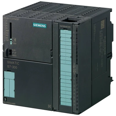 Afbeelding van Siemens simatic dp basismodule cpu 317t 3 pn s7 300 1024kb werkgeheugen mpi 12mbit s profinet 2 poortschakelaar i o 6es7317 7tk10 0ab0