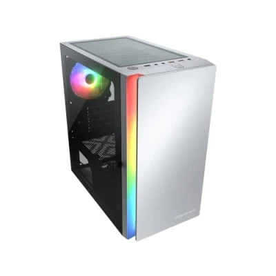 Afbeelding van Cougar Purity RGB White Mini Tower PC Gaming behuizingen met ARGB Fan Wit