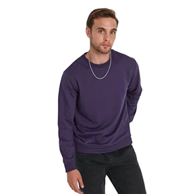 Afbeelding van Trendyol Donkere Muntkleurige Sweatshirt Met Lange Mouwen, Normale Pasvorm Tmnaw20Sw0164