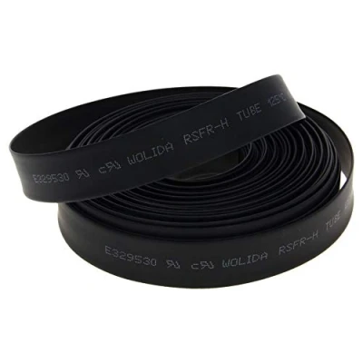 Afbeelding van Othmro PE Krimpkous 10mm Diameter 10M Lengte 2:1 Elektrische Isolatie Buis Draad Kabel Tubing Sleeving Wrap Zwart 1 STKS