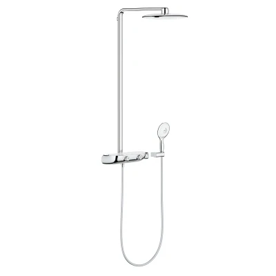 Afbeelding van Grohe Rainshower Smartcontrol douchesysteem 360 mono met thermostaat Moonwhite