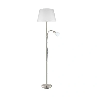 Afbeelding van EGLO Conesa Vloerlamp   E27/E14   170 cm   Grijs/Wit