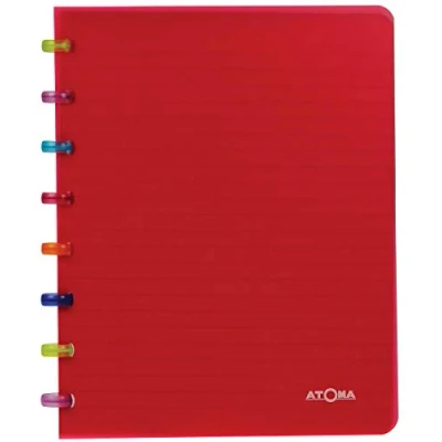 Afbeelding van Atoma Tutti Frutti schrift, ft A5, 144 bladzijden, gelijnd, geassorteerde kleuren schrift