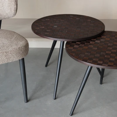Afbeelding van Maison Bobby Bijzettafel Set Webster