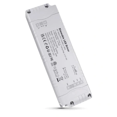 Afbeelding van REYLAX LED Transformator 24V Dimbaar 80W 3.33A Superdunne Ledtransformatoren AC 230V naar DC Voeding Driver Trafo Laagspanningstransformator voor Ledstripverlichting Ledlampen