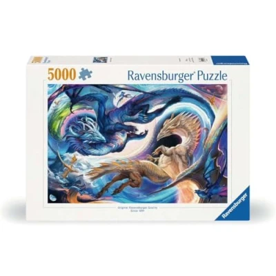 Afbeelding van Ravensburger Puzzle 12000813 Gigantisches Drachenfest zur Tages und Nachtstunde 5000 Teile für Erwachsene ab 14 Jahren