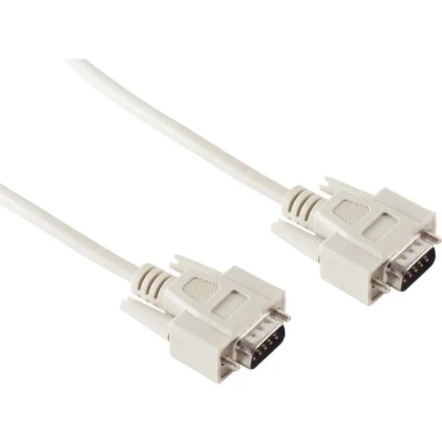 Afbeelding van Seriële RS232 kabel 9 pins SUB D (m) / gegoten connectoren 1,8 meter