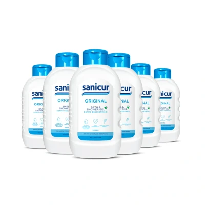 Afbeelding van 6x Sanicur Douchecrème Original 300 ml