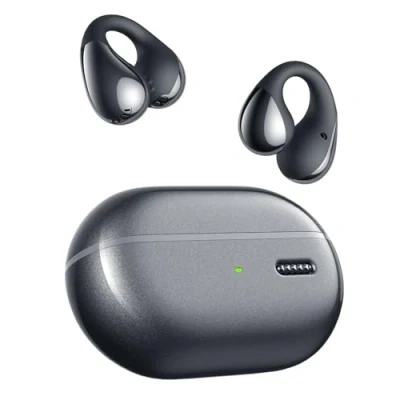 Afbeelding van SoundPEATS Pearlclip Pro draadloze hoofdtelefoon, Open 5.4 Bluetooth oortelefoon, 12 mm driver met krachtige bas, 24 uur luisteren, IPX5 waterbestendigheid, APP