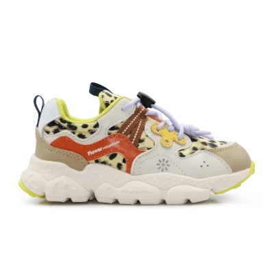 Afbeelding van Naturino Sneakers laag voor kinderen, Maat: 28, Beige Imitatieleer/ textiel