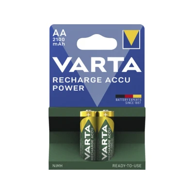 Afbeelding van Varta AA Batterij 56706101402 2stuk(s) 1.2V 2.1Ah 4008496550654