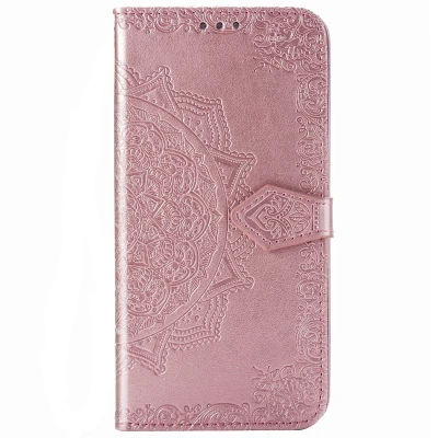 Afbeelding van Samsung Galaxy A51 Hoesje Kunstleder Bookcase Roze Telefoonhoesje