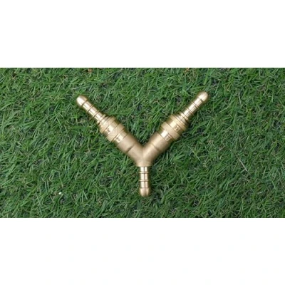 Afbeelding van 3 Way Quick Release Gas Slang Splitter Koppeling Connector voor 8mm Propaan/Butaan