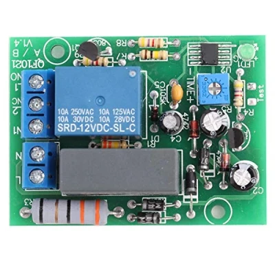 Afbeelding van Tijdschakelaar vertragingsrelais AC 220 V, module vertragingsschakelaar timer (0 100 min vertragingstijd)