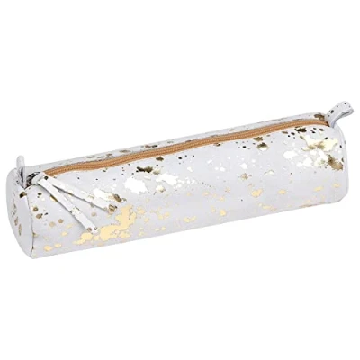 Afbeelding van Clairefontaine Cosmicuir Etui, 22 centimeter, Goud, centimeters, Ronde