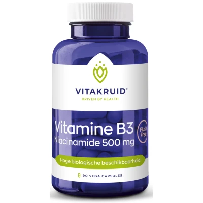 Afbeelding van Vitakruid B3 Niacinamide 500mg Capsules
