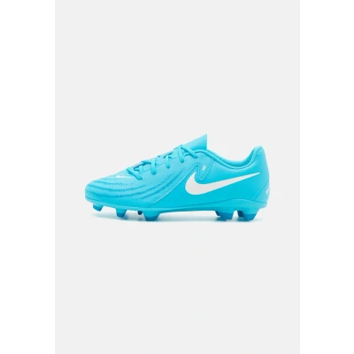 Afbeelding van Nike Performance JR Phantom GX II CLUB FG/MG Unisex Voetbalschoenen met kunststof noppen voor kinderen, Maat: 36, Blue fury/white