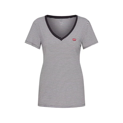 Afbeelding van Levi&#039;s Perfect Vneck Tshirt print, Dames, Maat: XS, Cloud dancer