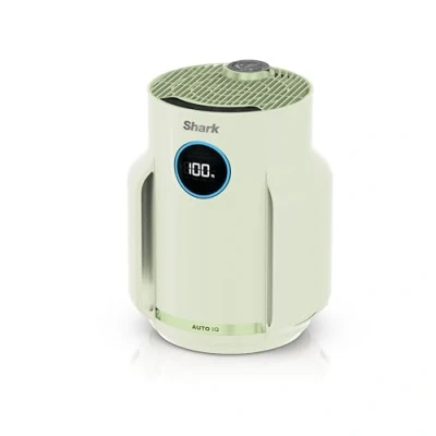 Afbeelding van Shark NeverChange for up to 5 years luchtreiniger, voor thuis, kantoor, tot 23 m², jaar HEPA filter vangt 99,97% van allergenen, stof, pollen, huidschilfers, stil, led scherm, Mintgroen HP072EUGN