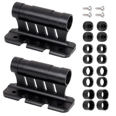 Afbeelding van 2 Stuks Fietsvorkbevestiging, Aluminiumlegering Vork, Met Snelsluiting voor Fietsvork Vrachtwagen, Fietsendrager, Aanhangwagen