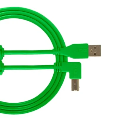Afbeelding van UDG U95004GR audio kabel USB 2.0 A B haaks groen 1m