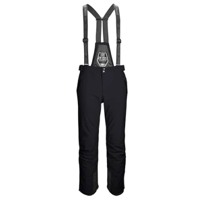 Afbeelding van killtec Heren Skibroek/Skibroek met afritsbare split en randbescherming Larok, zwart blauw, L, 35244 000