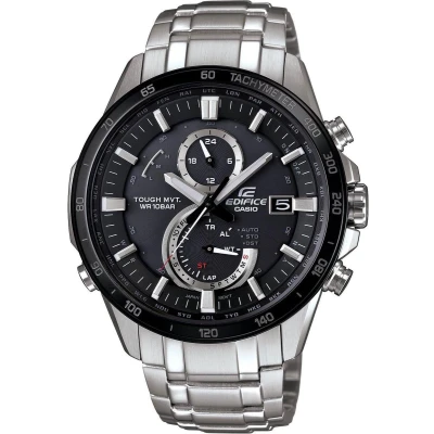 Afbeelding van Casio Edifice EQW A1400DB 1AER Horloge Staal Zilverkleurig 22 mm