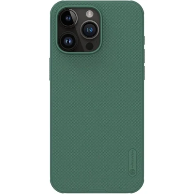 Afbeelding van Nillkin Super Frosted Shield Apple iPhone 15 Pro Hoesje Groen