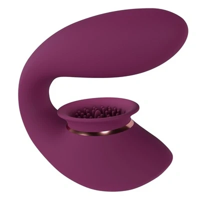 Afbeelding van Twitch 3 Rechargeable Vibrator and Suction Burgundy